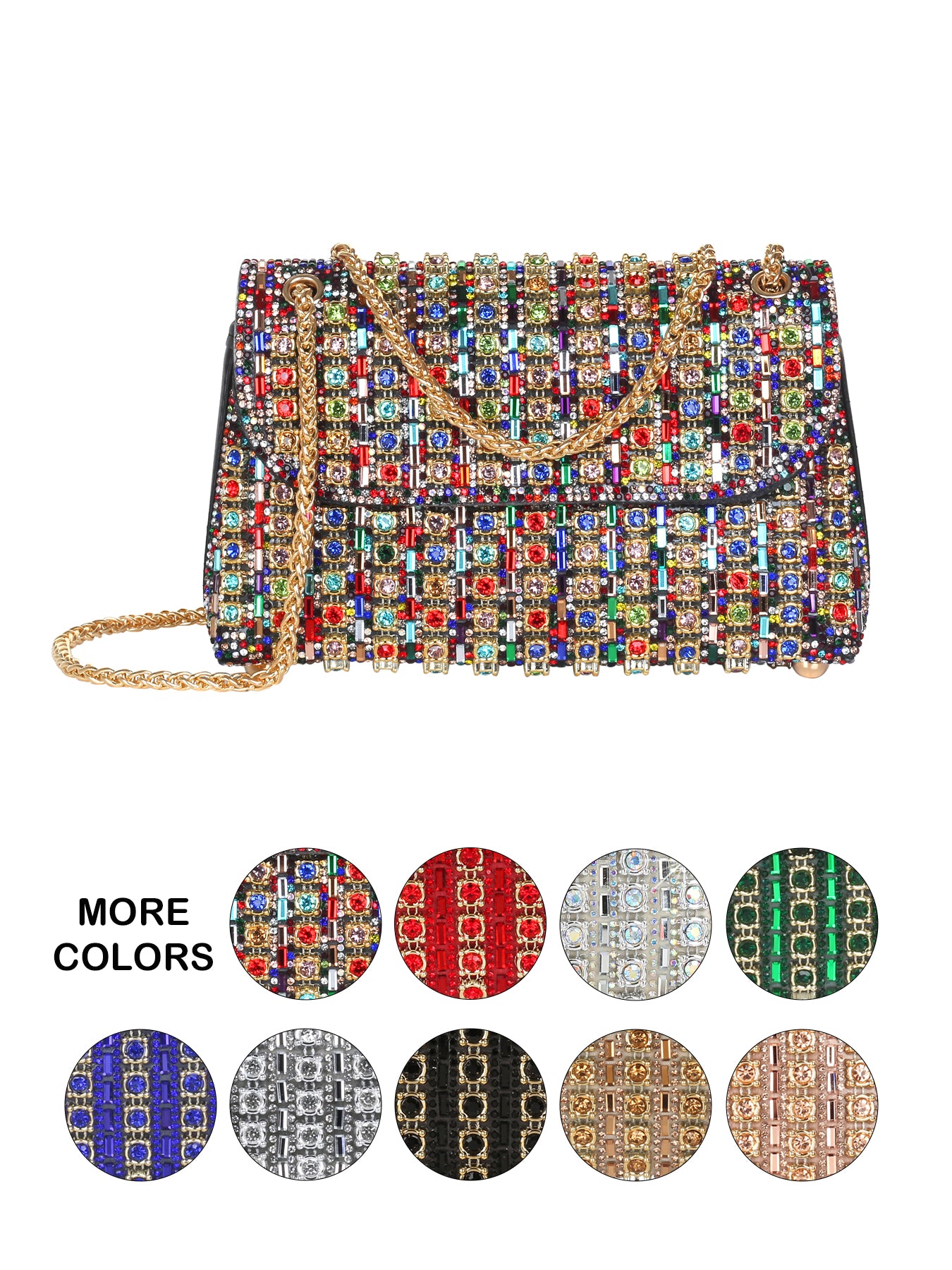 Elegant Rhinestone Crossbody Bag, Shiny Evening Party Shoulder Bag, Fashionable Daily Wear, Perfect Gift for Weddings and More