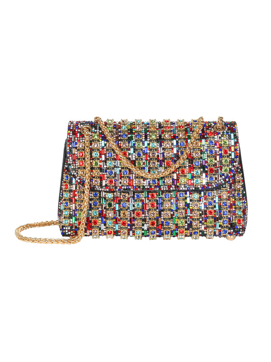 Elegant Rhinestone Crossbody Bag, Shiny Evening Party Shoulder Bag, Fashionable Daily Wear, Perfect Gift for Weddings and More